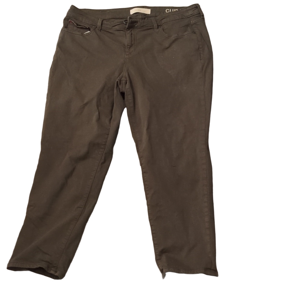 Slink curvy green jeans size 14